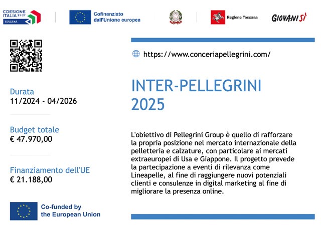 Progetto di INTER-PELLEGRINI 2025